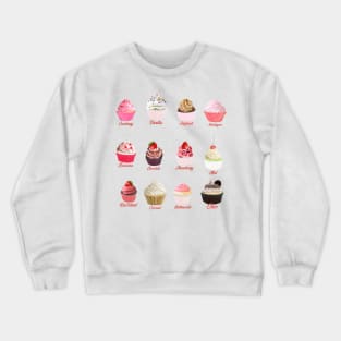 Cupcakes Foodies Crewneck Sweatshirt